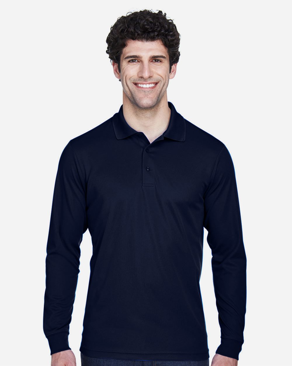CORE365 88192T Men's Tall Pinnacle Performance Long Sleeve Piqué Polo