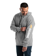 Berne Apparel SP402GT, Fleece - Premium - Hood, Grey