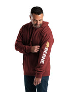 Berne Apparel SP401, Fleece - Premium - Hood, Brick