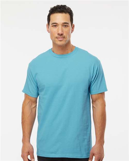 M&O 4800, Men's Gold Soft Touch T-shirt, Diving Blue