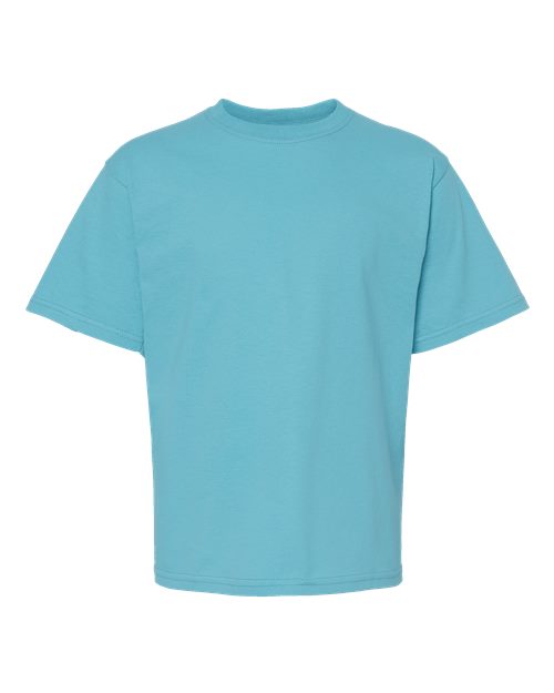M&O 4850, Youth Gold Soft Touch T-shirt, Diving Blue