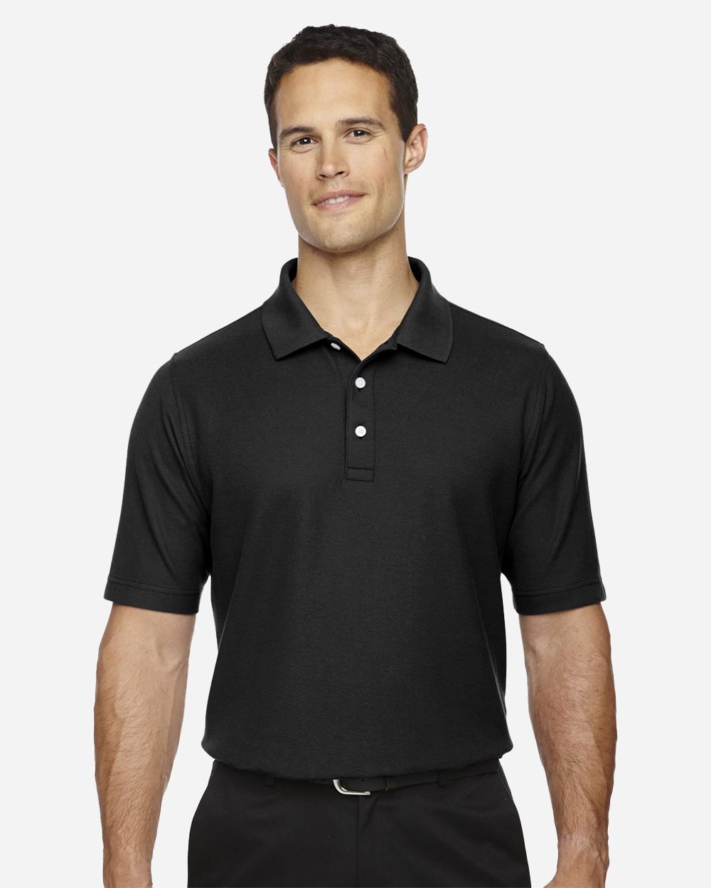 Devon & Jones 13340, Dg150t Men's Tall Drytec20 Performance Polo, Black