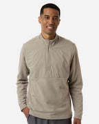Adidas A2020, Men's Ultimate365 Cozy Quarter-zip Pullover, Putty Beige