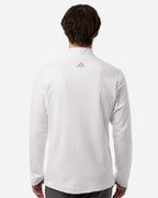 Adidas A2020, Men's Ultimate365 Cozy Quarter-zip Pullover, White