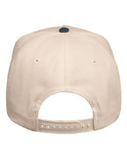 Valucap 8869, Five-panel Twill Cap, Natural/ Charcoal