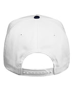 Valucap 8869, Five-panel Twill Cap, White/ Navy