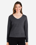 Devon & Jones DG482W, Knits & Layering, Black Melange