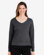 Devon & Jones DG482W, Knits & Layering, Black Melange