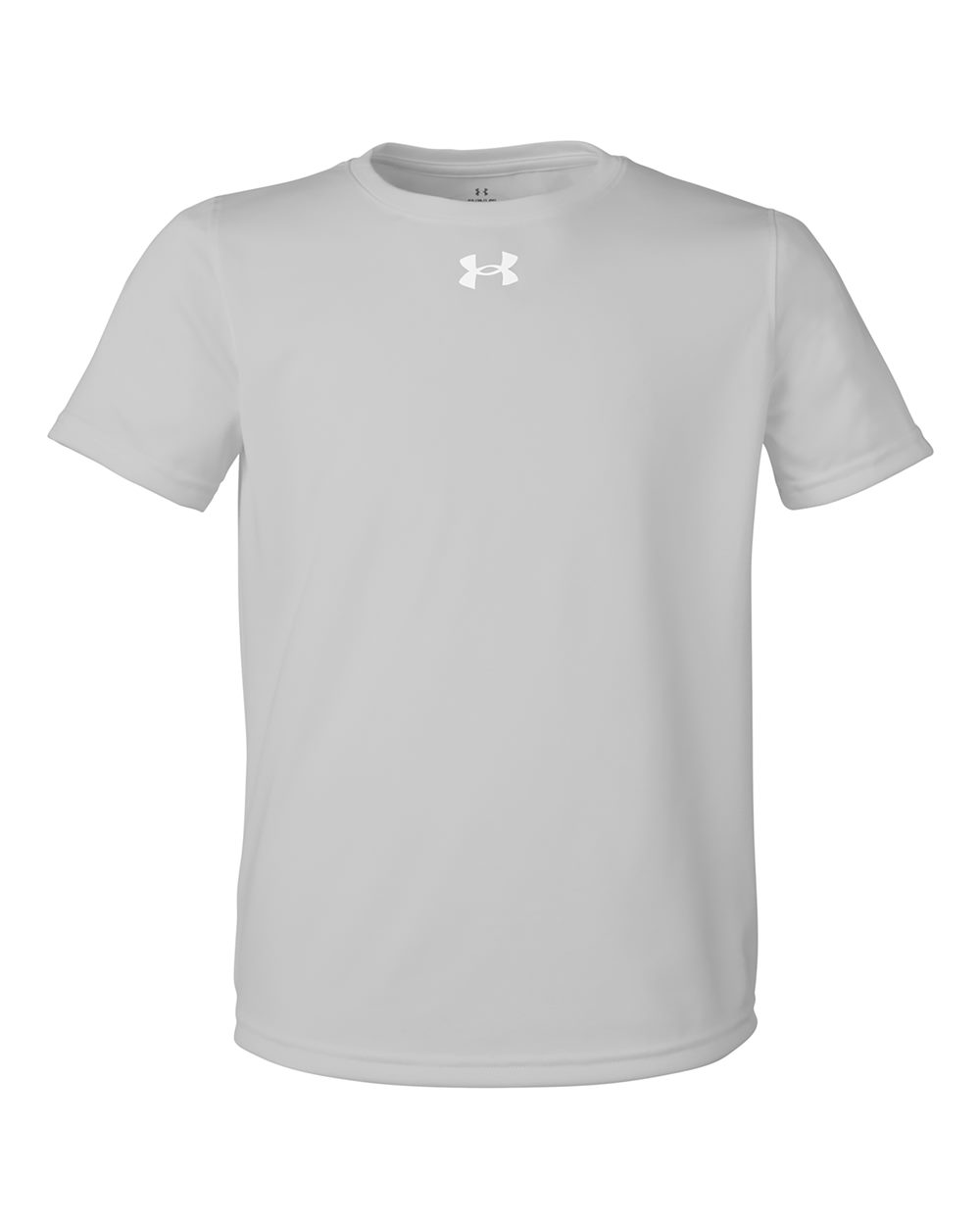 Under Armour 1377487, T-Shirts - Premium, Mod Grey Light Heather/ White