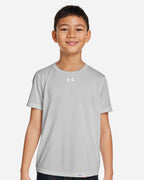 Under Armour 1377487, T-Shirts - Premium, Mod Grey Light Heather/ White