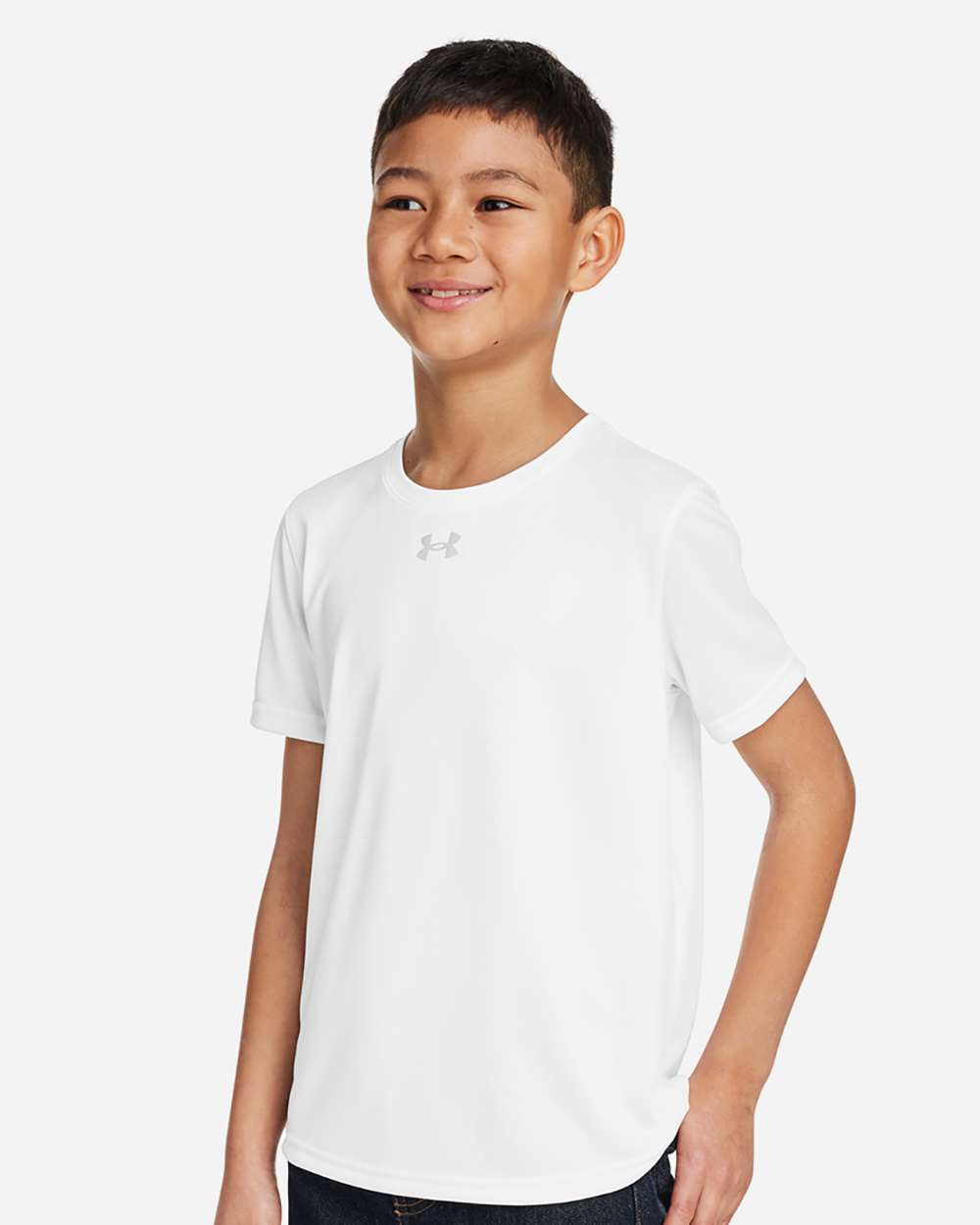 Under Armour 1377487, T-Shirts - Premium, White/ Mod Grey