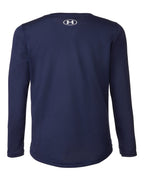 Under Armour 1377488, T-Shirts - Long Sleeve, Midnight Navy/ White