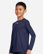Under Armour 1377488, T-Shirts - Long Sleeve, Midnight Navy/ White