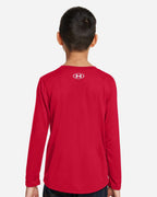 Under Armour 1377488, T-Shirts - Long Sleeve, Red/ White