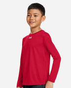Under Armour 1377488, T-Shirts - Long Sleeve, Red/ White