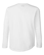 Under Armour 1377488, T-Shirts - Long Sleeve, White/ Mod Grey