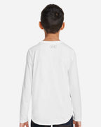 Under Armour 1377488, T-Shirts - Long Sleeve, White/ Mod Grey