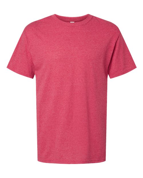 M&O 4800, Men's Gold Soft Touch T-shirt, Heather Pink