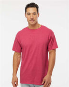 M&O 4800, Men's Gold Soft Touch T-shirt, Heather Pink
