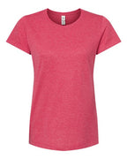 M&O 4810, Women's Gold Soft Touch T-shirt, Heather Pink