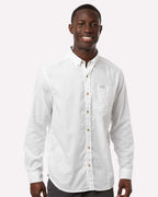 Columbia 155205, Men's Rapid Rivers Ii Shirt, White Oxford