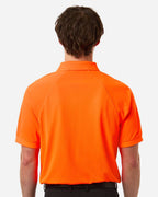 Harriton M208, 14175 Men's Charge Snag And Soil Protect Polo, Safety Orange