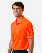Harriton M208, 14175 Men's Charge Snag And Soil Protect Polo, Safety Orange