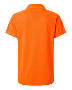 Harriton M208W, 13954 Women's Charge Snag And Soil Protect Polo, Safety Orange