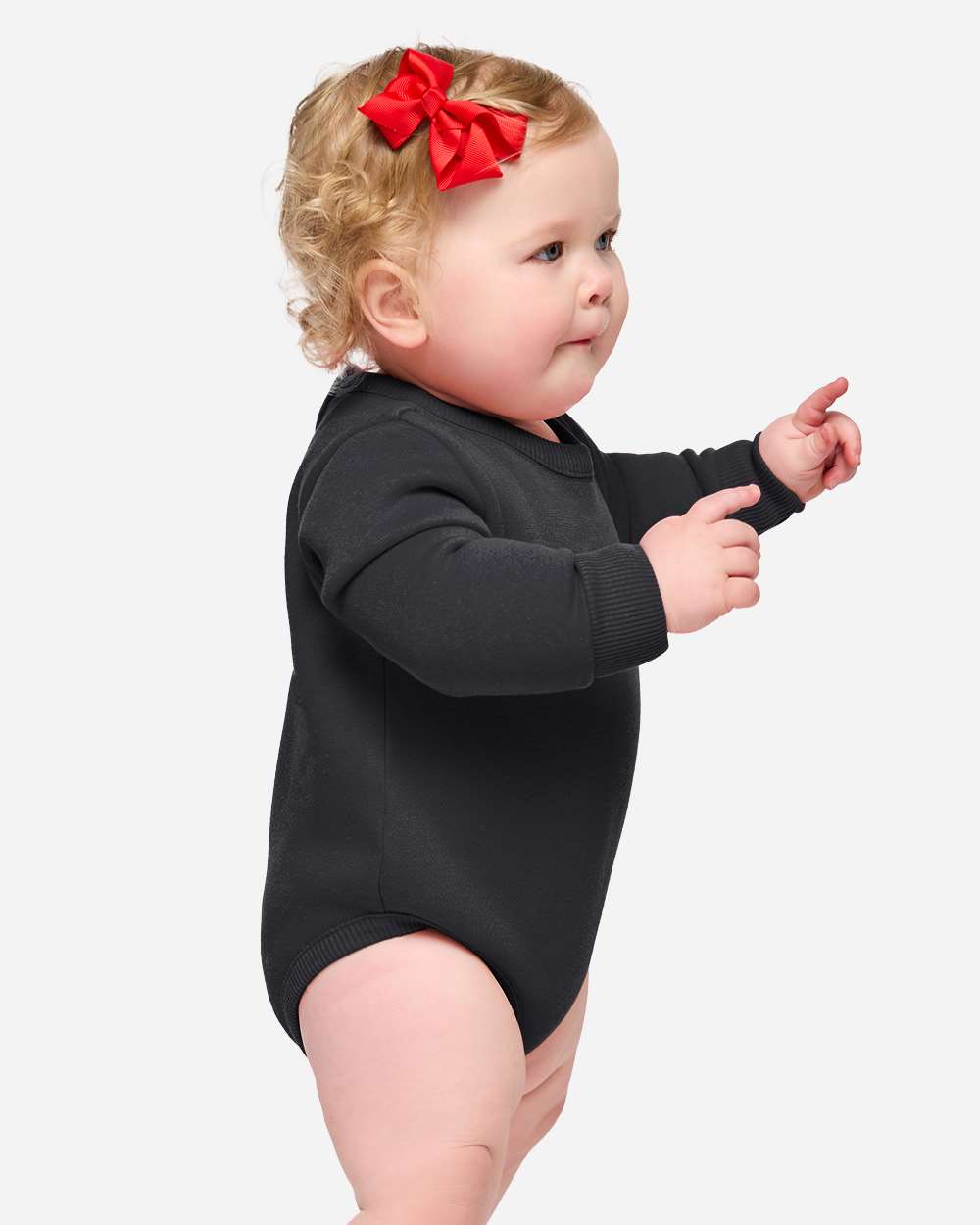 Rabbit Skins 3421, Fleece - Premium - Crew, Black