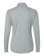 AllPro 4HM70L, 16326 Women's Pro-lock Performance Mélange Quarter-zip Pullover, Silver Melange