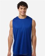 Team 365 TT115, Men's Zone Performance Cottontouch T-shirt, Sport Royal/ White