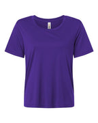 CORE365 CE10W, Women's Fusion Chromasoft Performance T-shirt, Campus Purple