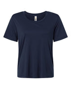 CORE365 CE10W, Women's Fusion Chromasoft Performance T-shirt, Classic Navy
