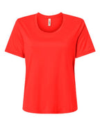 CORE365 CE10W, Women's Fusion Chromasoft Performance T-shirt, Marina Red