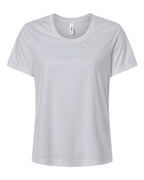 CORE365 CE10W, Women's Fusion Chromasoft Performance T-shirt, Platinum