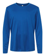 CORE365 CE10LY, Youth Fusion Chromasoft Performance Long Sleeve T-shirt, True Royal