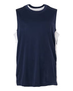 Team 365 TT115Y, Youth Zone Performance Cottontouch T-shirt, Sport Dark Navy/ White