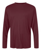 CORE365 CE10L, Men's Fusion Chromasoft Performance Long Sleeve T-shirt, Burgundy