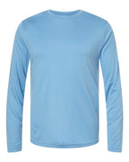 CORE365 CE10L, Men's Fusion Chromasoft Performance Long Sleeve T-shirt, Columbia Blue