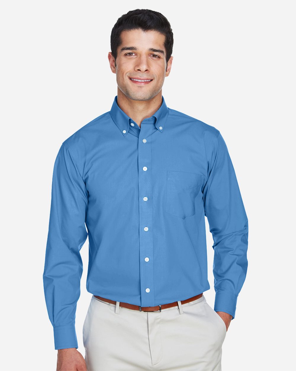 Devon & Jones D620T Men's Tall Crown Collection Broadcloth Woven Dress Shirt