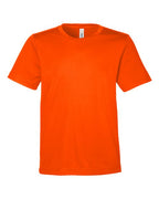 CORE365 CE10Y, Youth Fusion Chromasoft Performance T-shirt, Safety Orange