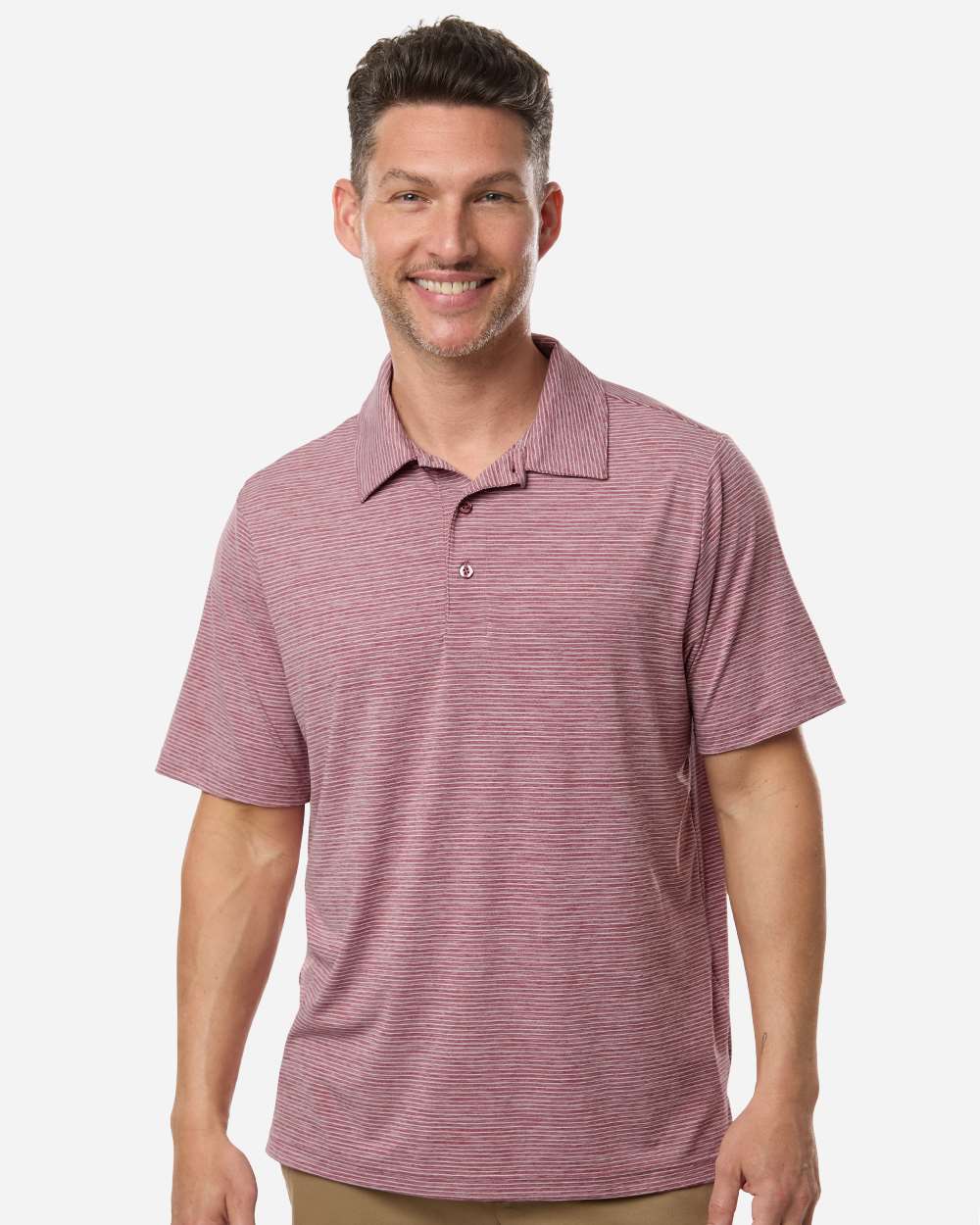 Sport Maroon Heather/ White