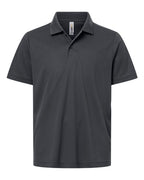 CORE365 CE108Y, Youth Fusion Chromasoft Three-quarter-zip Pullover, Carbon