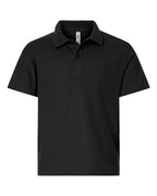 CORE365 CE106Y, Youth Fusion Chromasoft Performance Long Sleeve T-shirt, Black