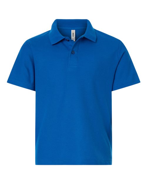 CORE365 CE106Y, Youth Fusion Chromasoft Performance Long Sleeve T-shirt, True Royal