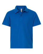 CORE365 CE106Y, Youth Fusion Chromasoft Performance Long Sleeve T-shirt, True Royal