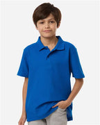 CORE365 CE106Y, Youth Fusion Chromasoft Performance Long Sleeve T-shirt, True Royal
