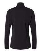 Adidas A400, Women's Lightweight Quarter-zip Pullover, Black