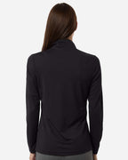 Adidas A400, Women's Lightweight Quarter-zip Pullover, Black