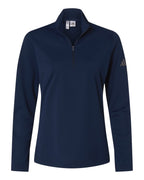 Adidas A400, Women's Lightweight Quarter-zip Pullover, Collegiate Navy